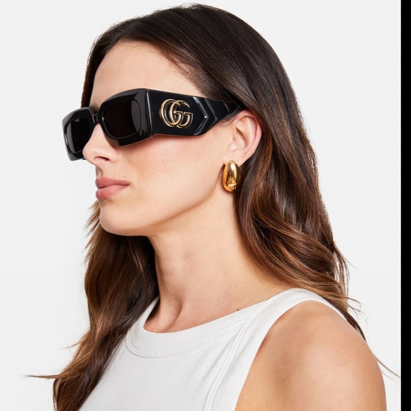 Brand New Gucci Marmont GG0811S Black Sunglasses $450 - Picture 3 of 9
